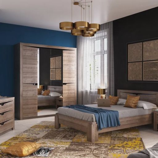 Комод «Соренто», 3 ящика, коричневый